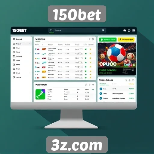 Interface do 150bet é amigável e acessível